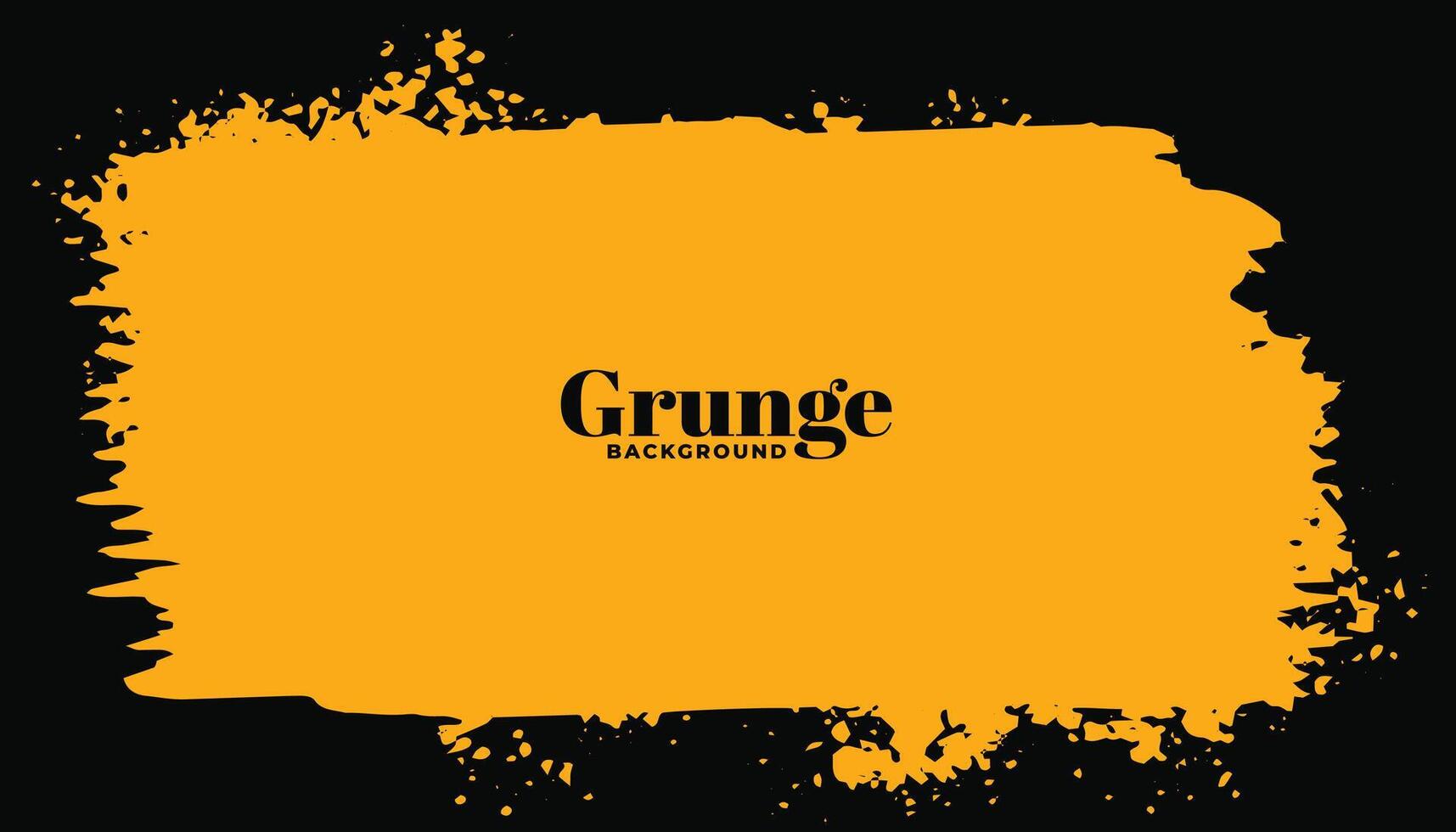 gul grunge textur ram bakgrund design vektor