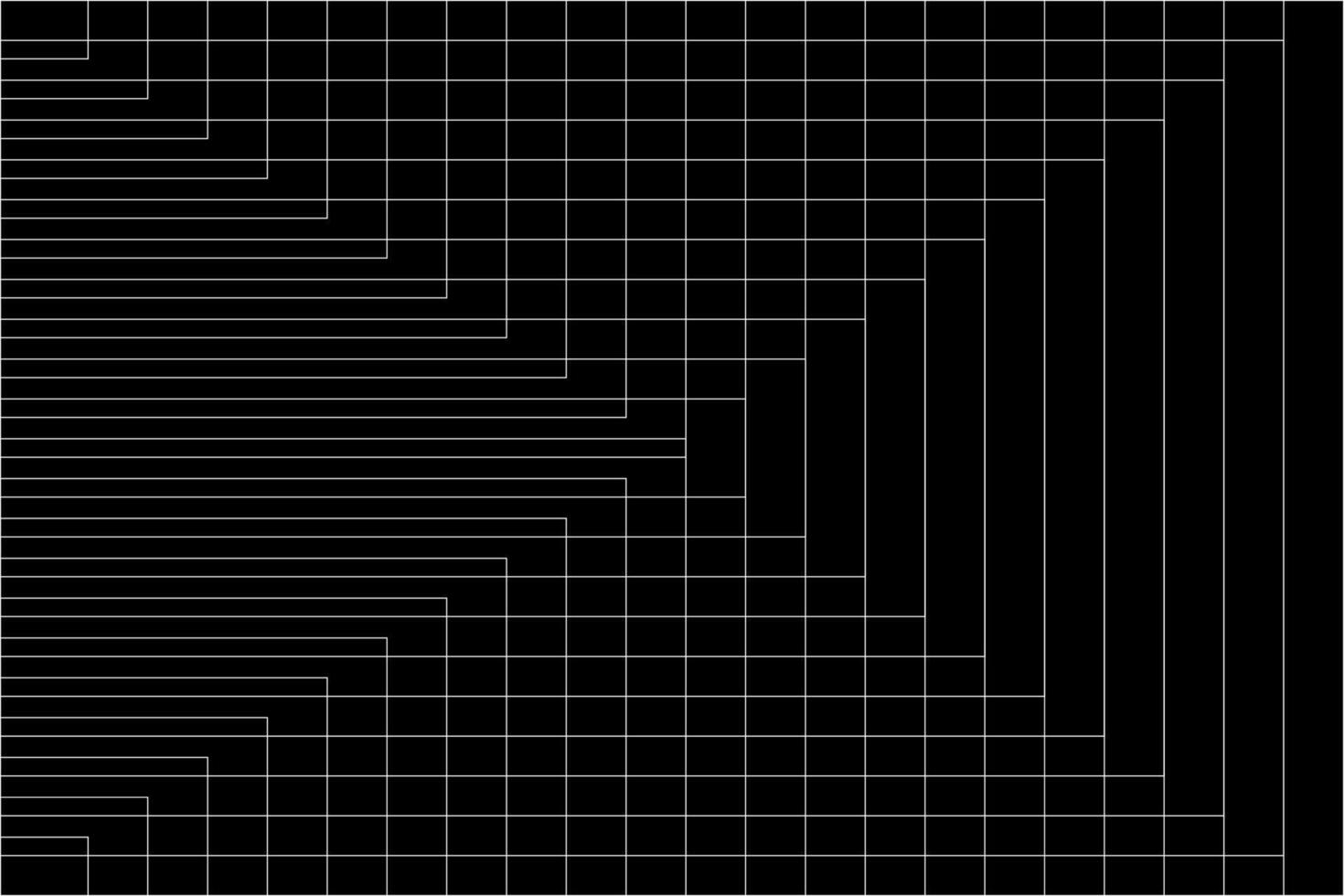 minimal abstrakt linje trogen tech bakgrund. vektor digital konst baner design