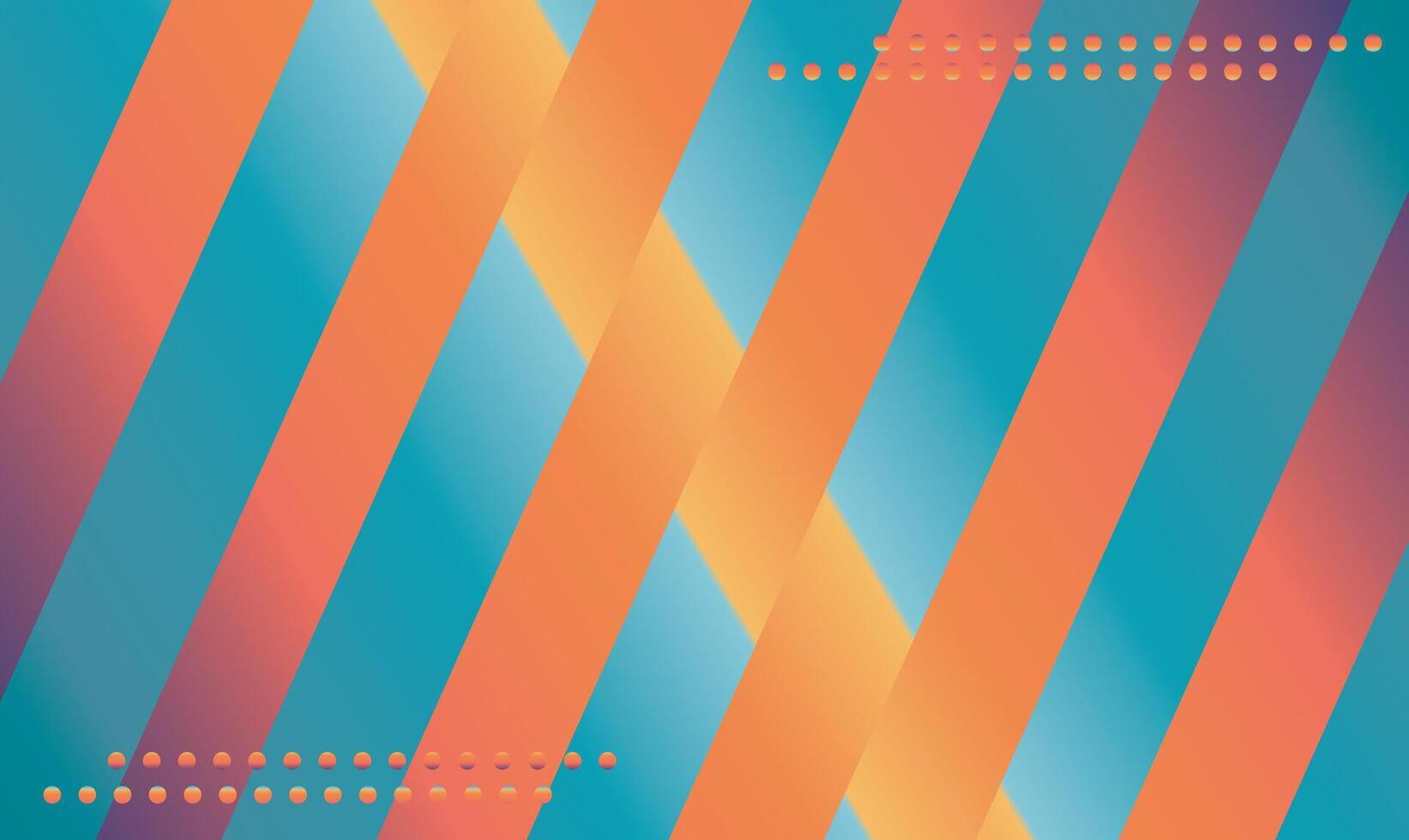 abstrakt Orange und Blau Linie Hintergrund vektor