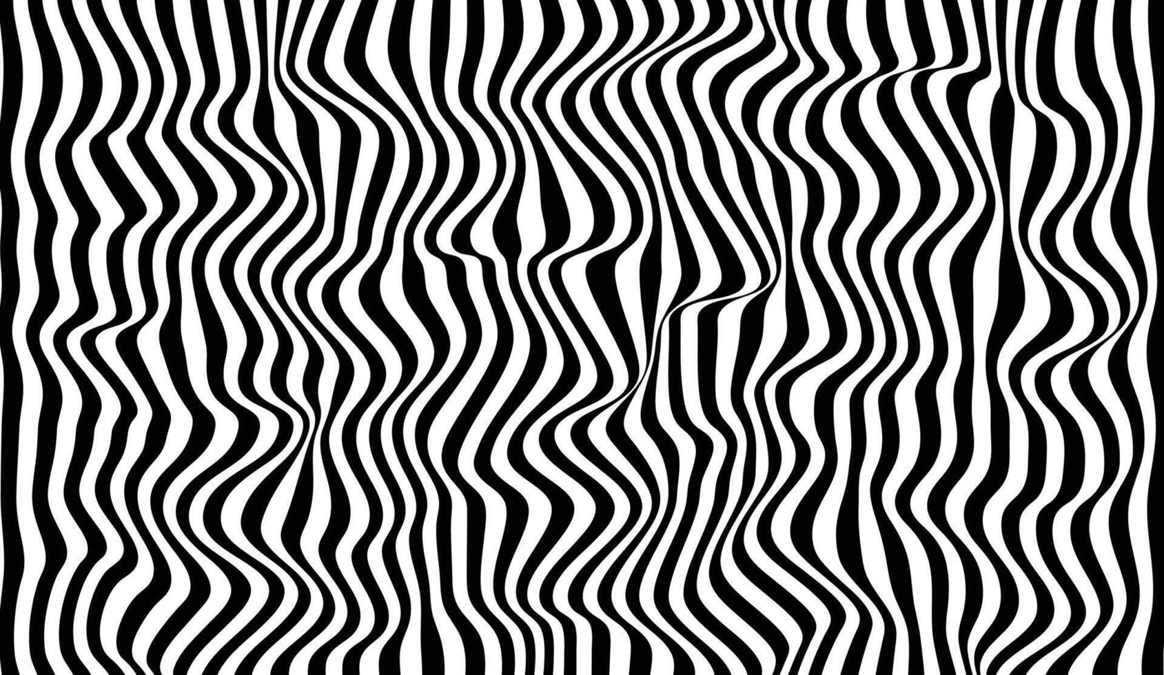 vektor illustration av modern vågig smälta sömlös mönster av abstrakt vätska rader i de stil av tapet omslag mall
