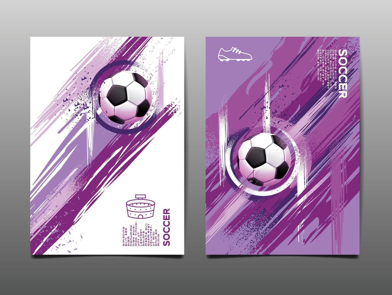 Fußball Vorlage Design , Fußball Banner, Sport Layout Design, skizzieren, Zeichnung, Vektor ,abstrakt Hintergrund