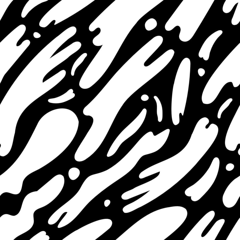 lång, vit måla ränder placerad diagonalt över svart bakgrund. i hög grad kontrasterad former anordnad i attraktiv vektor sömlös mönster.
