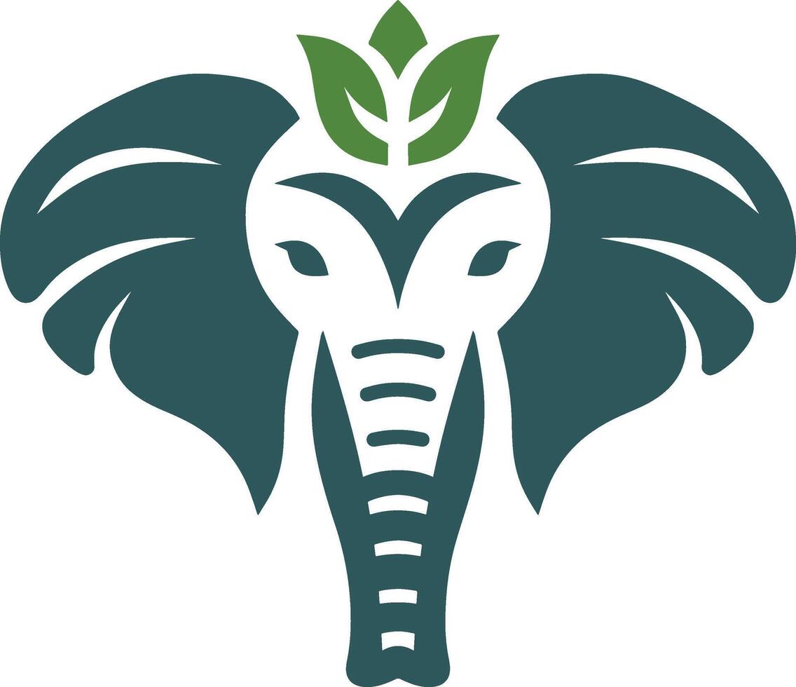 Elefant Logo tätowieren vektor