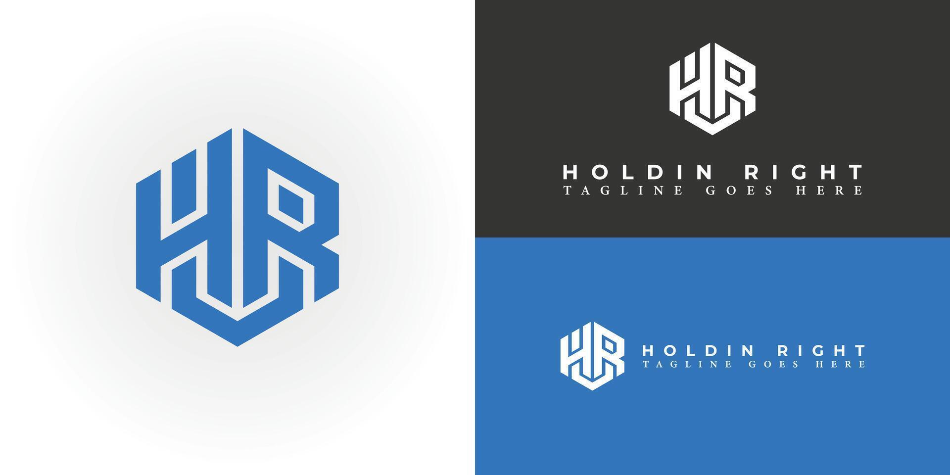 abstrakt Initiale Brief Std oder rh Logo minimalistisch Monogramm Hexagon gestalten Logo im Blau Farbe isoliert auf mehrere Hintergründe. Brief Std Logo angewendet zum Geschäft und Beratung Unternehmen Logo Symbol Design vektor