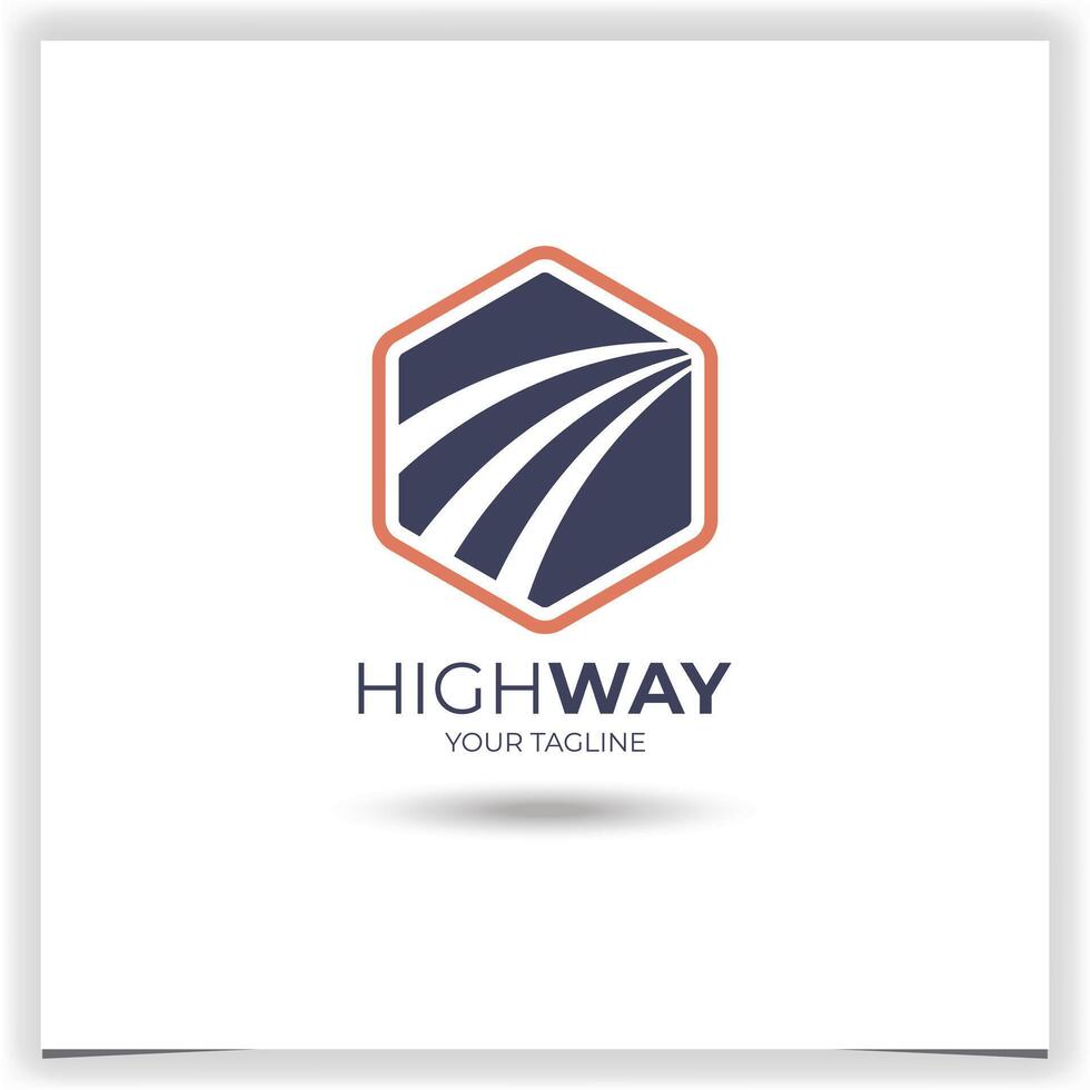 Autobahn Logo Design Vektor Vorlage