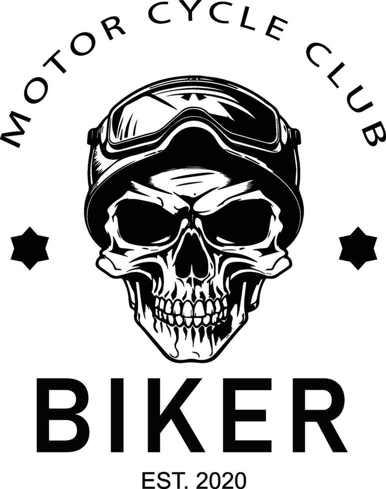 svart och vit modern motorcykel klubb sporter t-shirt vektor