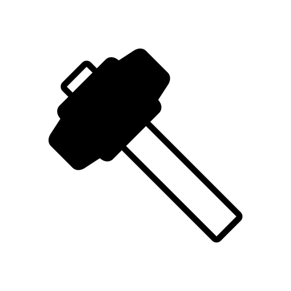 hammare ikon symbol vektor mall
