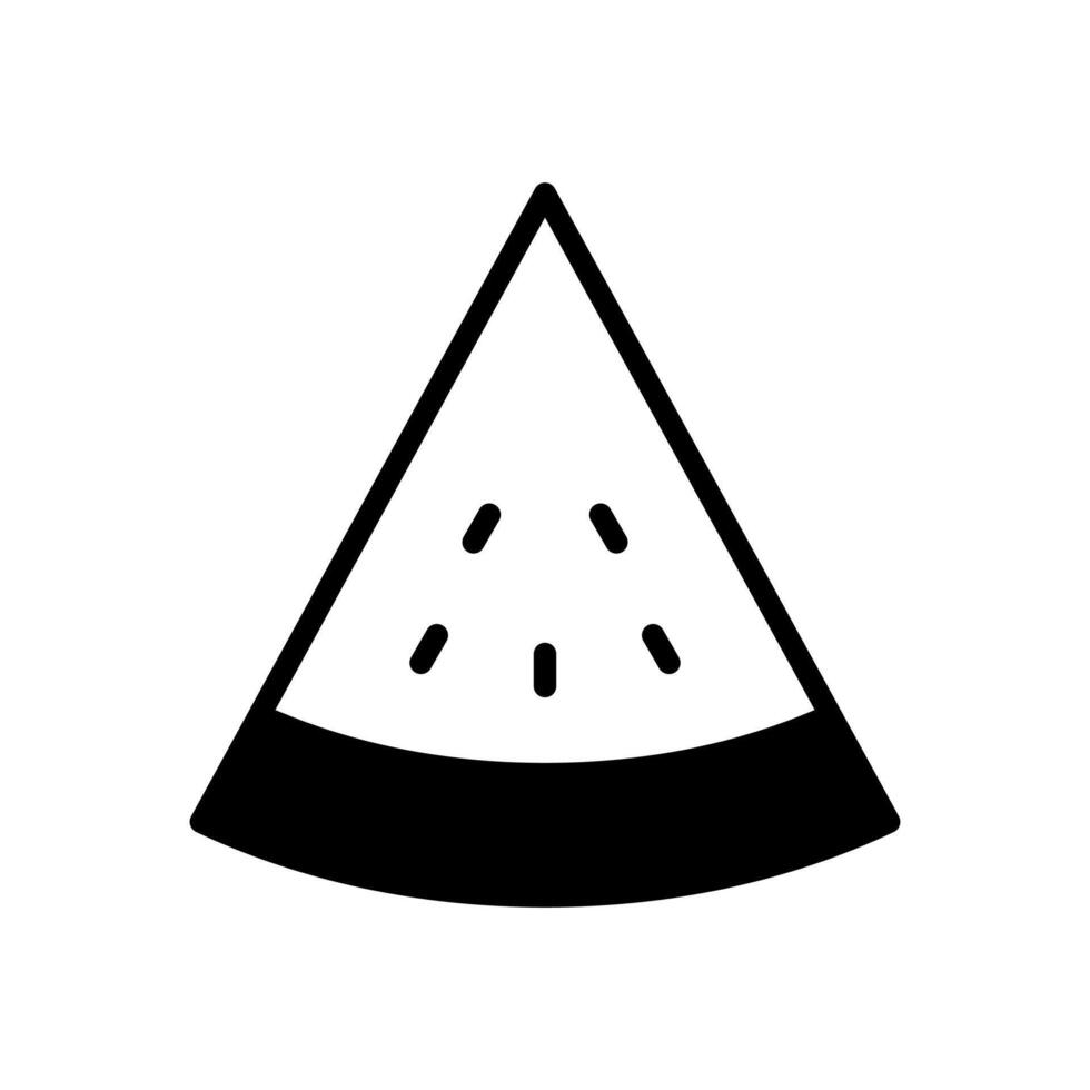 Wassermelone Symbol Symbol Vektor Vorlage