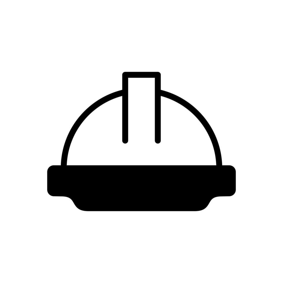 hård hatt ikon symbol vektor mall