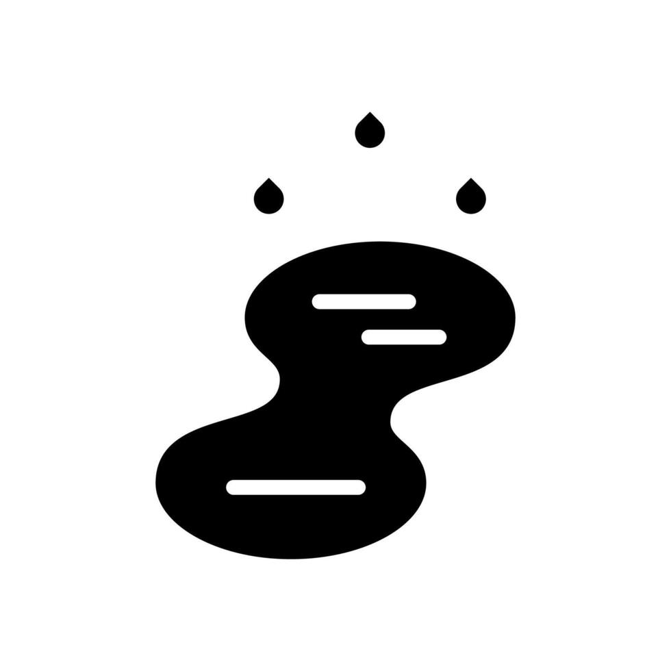 pöl ikon symbol vektor mall