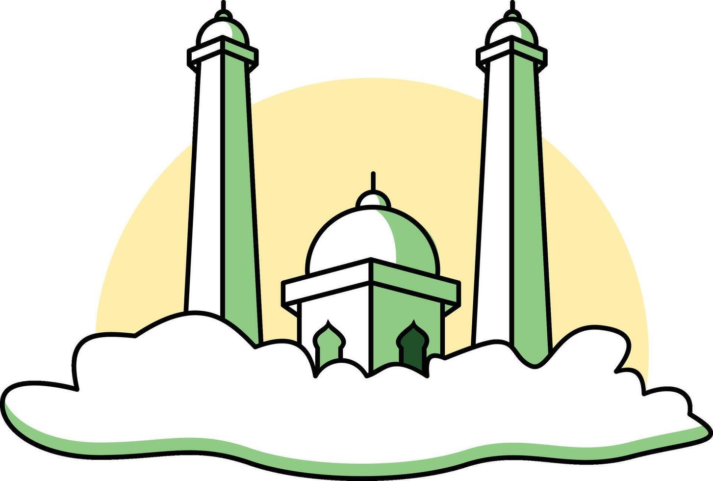islamisch Moschee Vektor Illustration