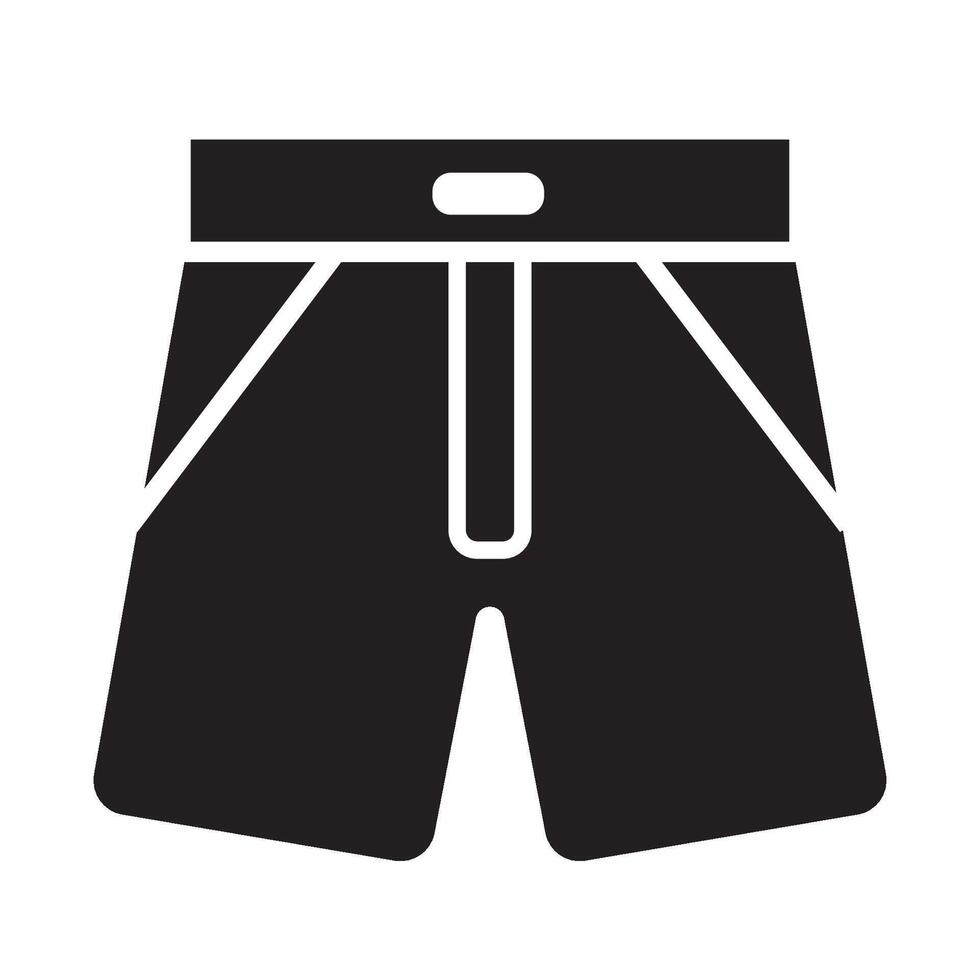 kurze Hose Symbol Logo Vektor Design Vorlage