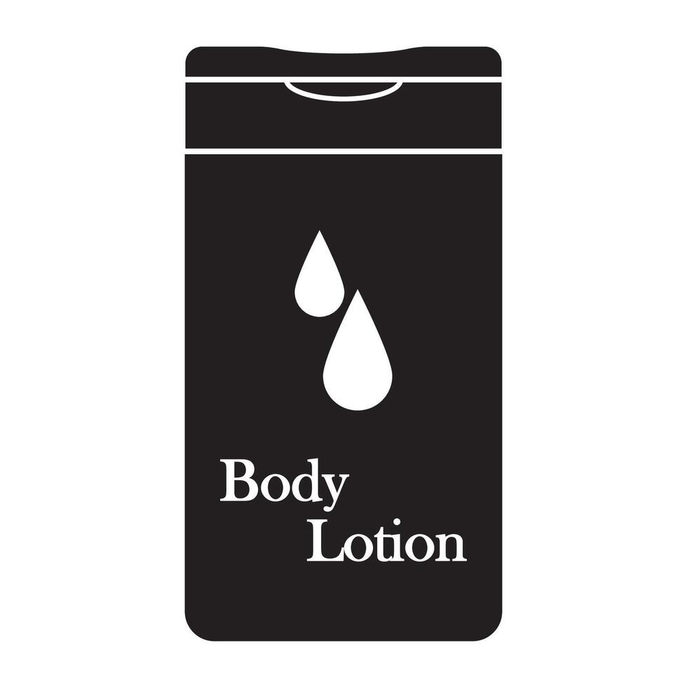 Körper Lotion Symbol Vektor Illustration Design