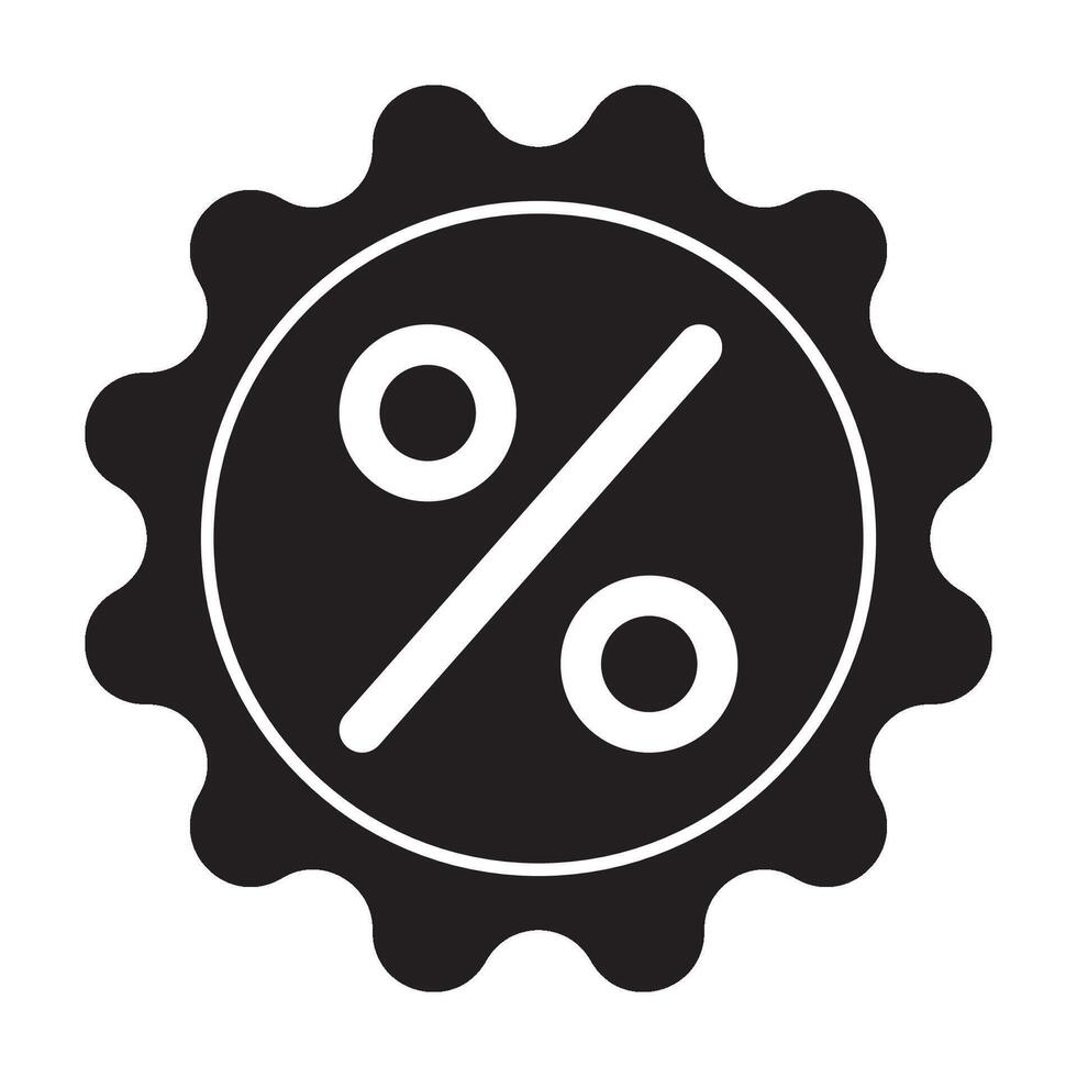 Prozent Logo Symbol Vektor Design Vorlage