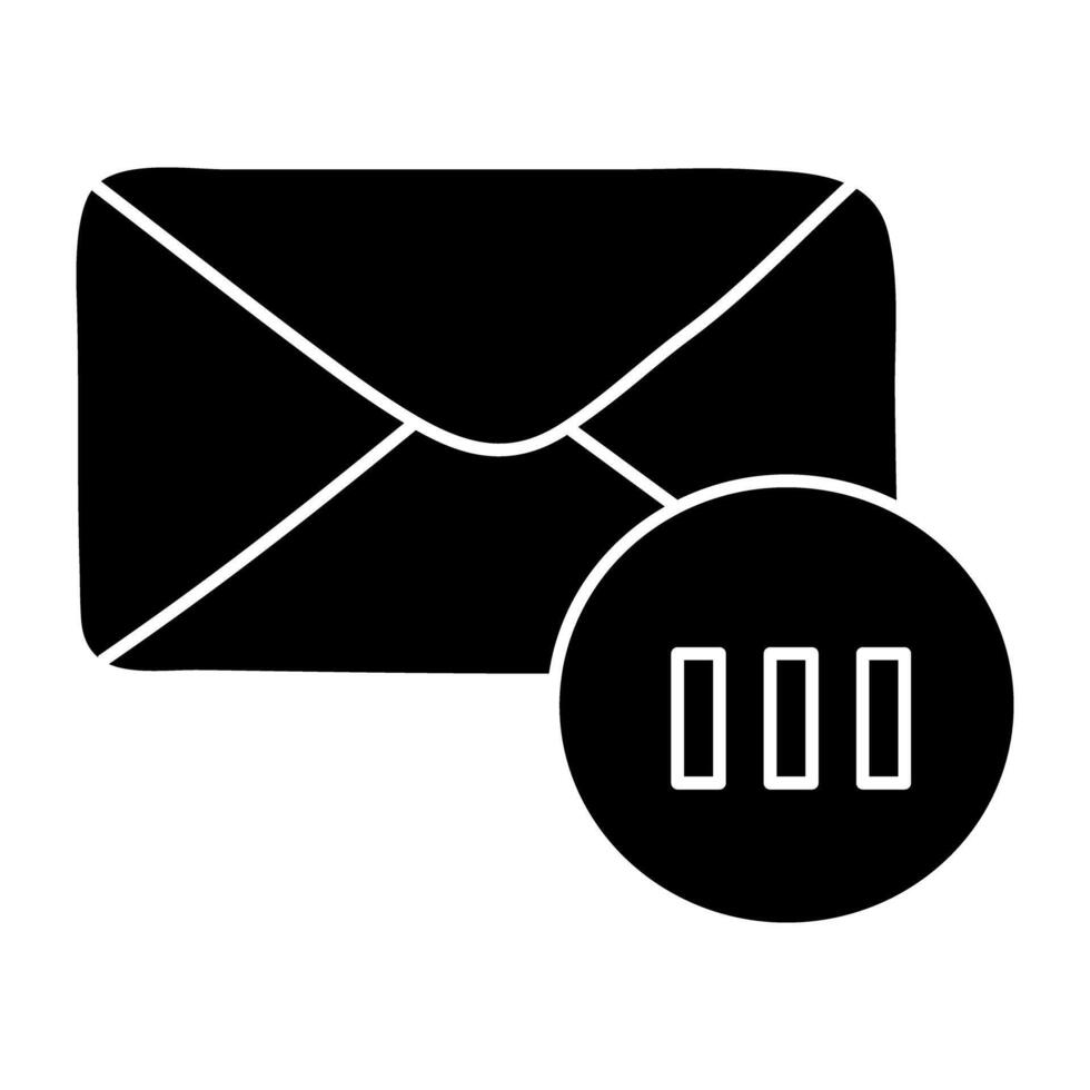 modern Design Symbol von Mail vektor