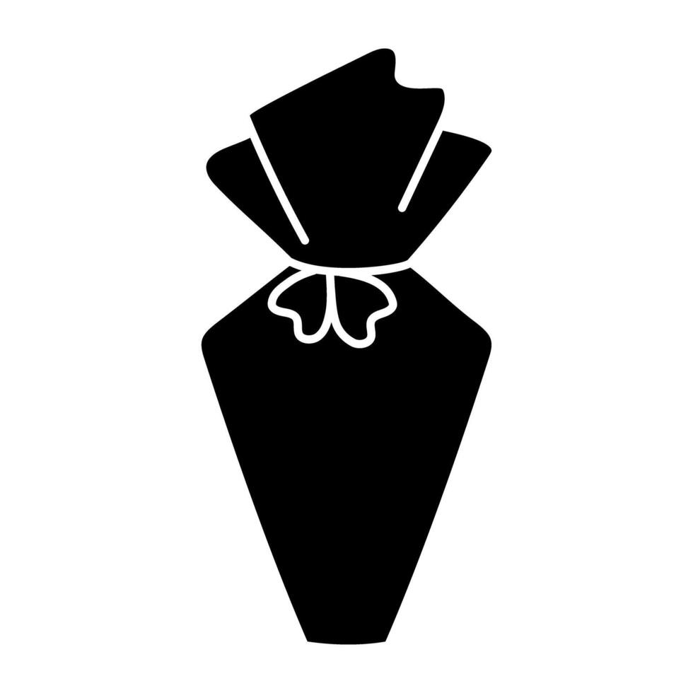 ein Symbol Design von Gebäck Tasche vektor