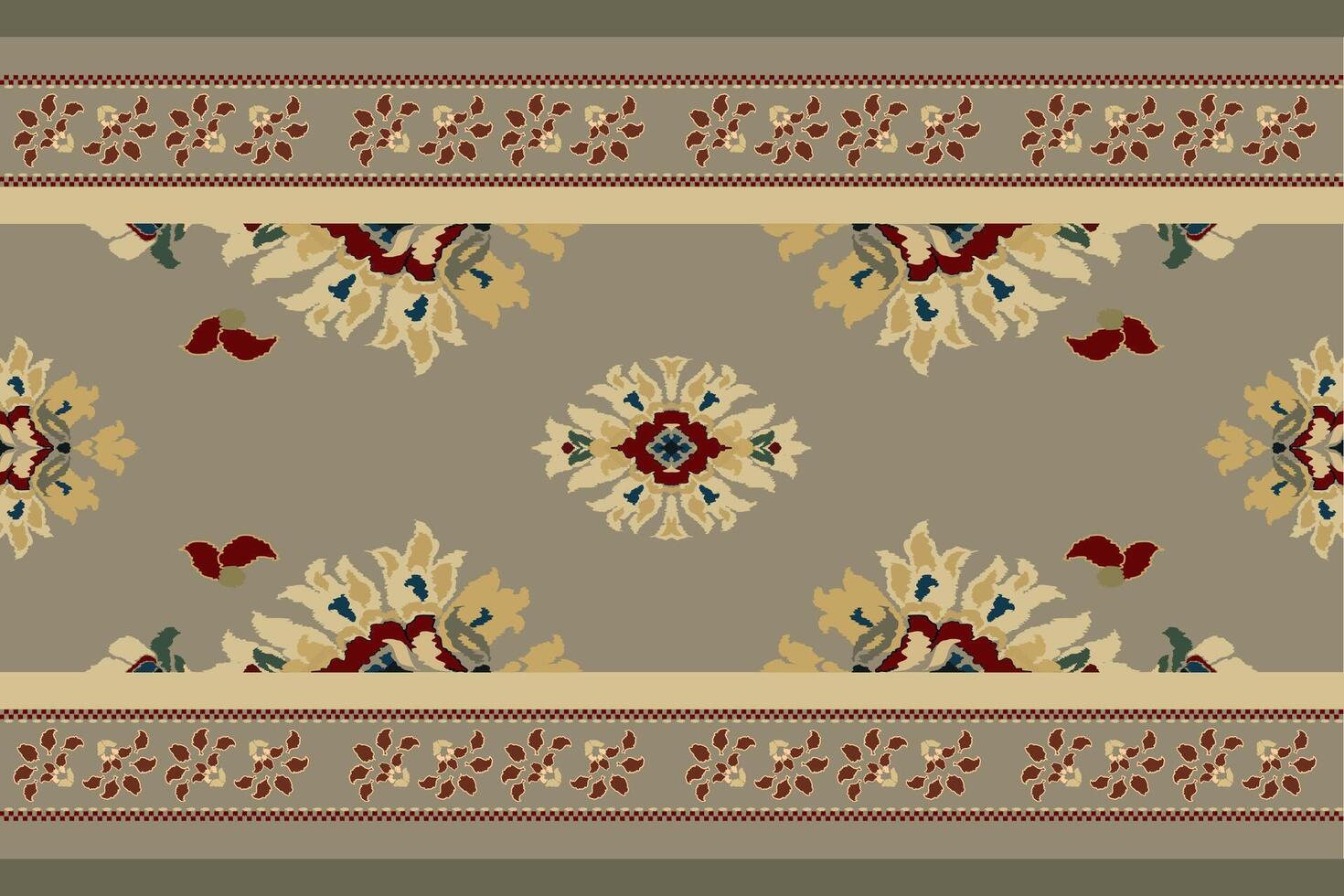 Ikat Stammes- indisch nahtlos Muster. ethnisch aztekisch Stoff Teppich Mandala Ornament einheimisch Boho Chevron textil.geometrisch afrikanisch amerikanisch orientalisch traditionell Vektor Illustrationen. Stickerei Stil.