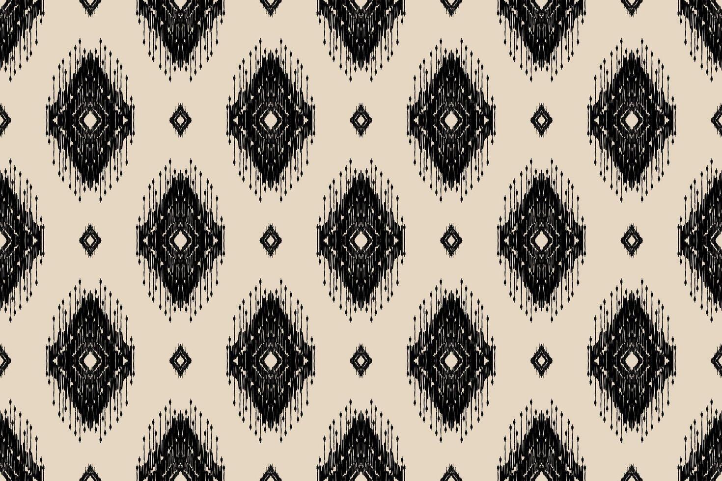 Ikat Stammes- indisch nahtlos Muster. ethnisch aztekisch Stoff Teppich Mandala Ornament einheimisch Boho Chevron textil.geometrisch afrikanisch amerikanisch orientalisch traditionell Vektor Illustrationen. Stickerei Stil.