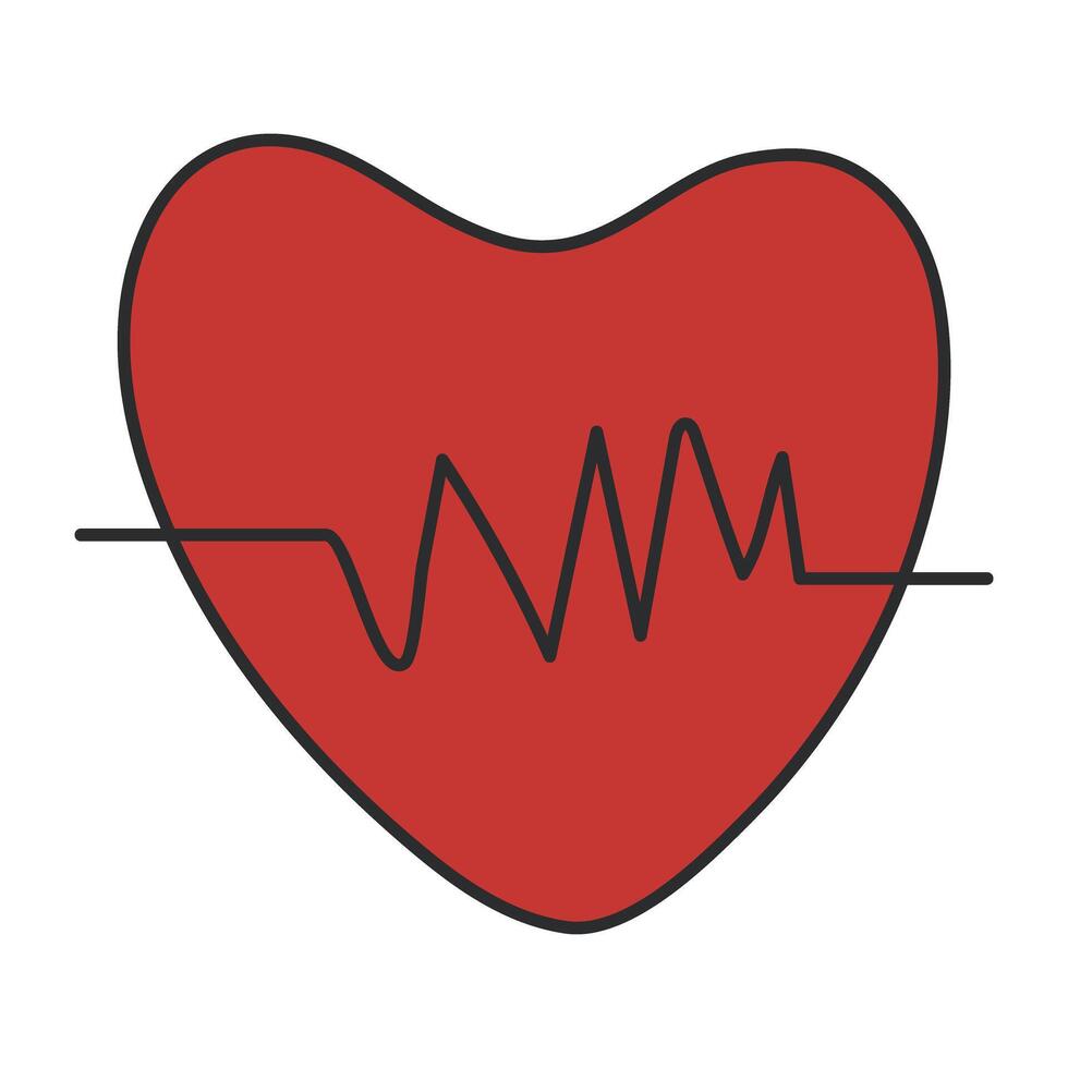 perfekte Designikone des Herzens vektor