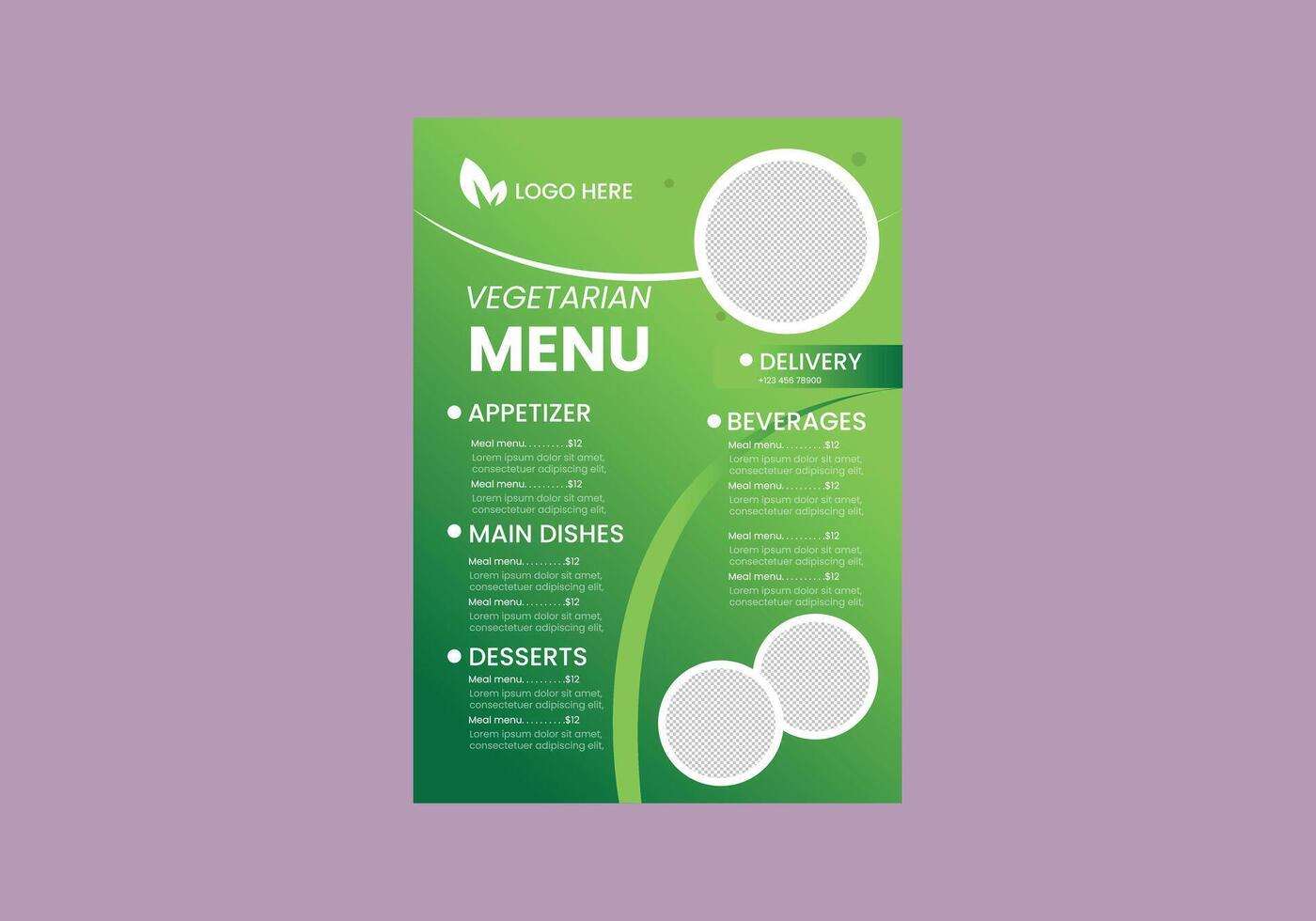 Food Flyer Design vektor