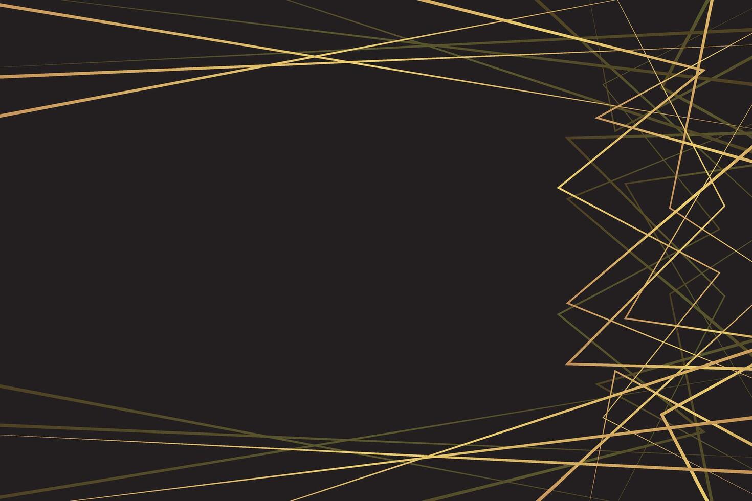 Luxus Prämie golden zufällig chaotisch Welle Linien abstrakt Hintergrund Design vektor