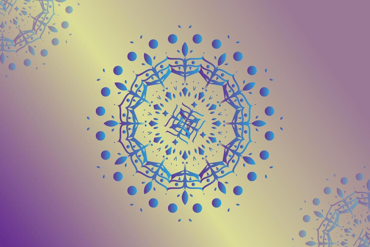 Mandala Hintergrund. Mandala Design zum Einladung Karte, Hintergrund, Dekoration. Mandala mit Blumen- Muster vektor