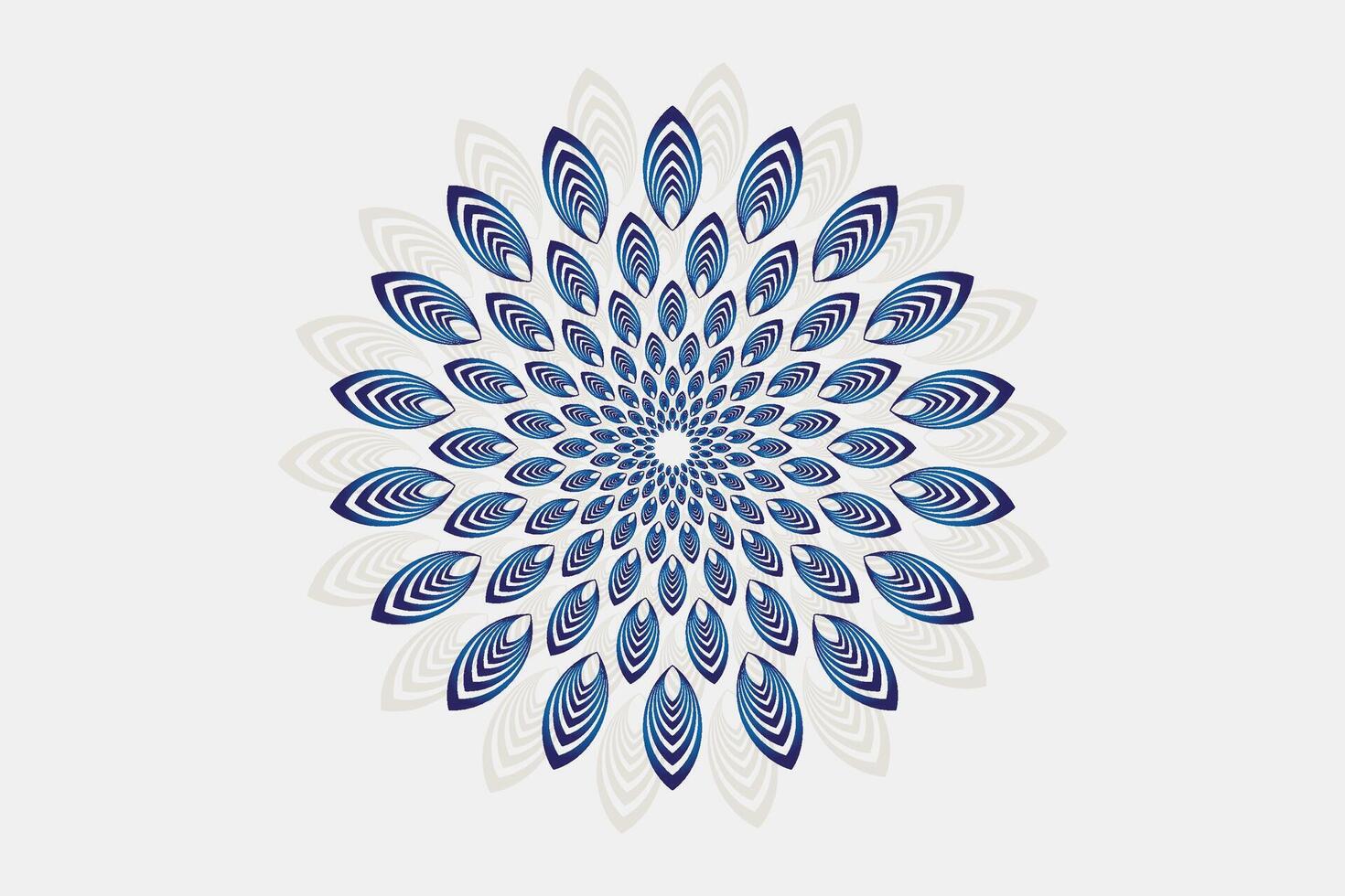 mandala design för inbjudan kort, bakgrund, dekoration. mandala med blommig mönster. vektor