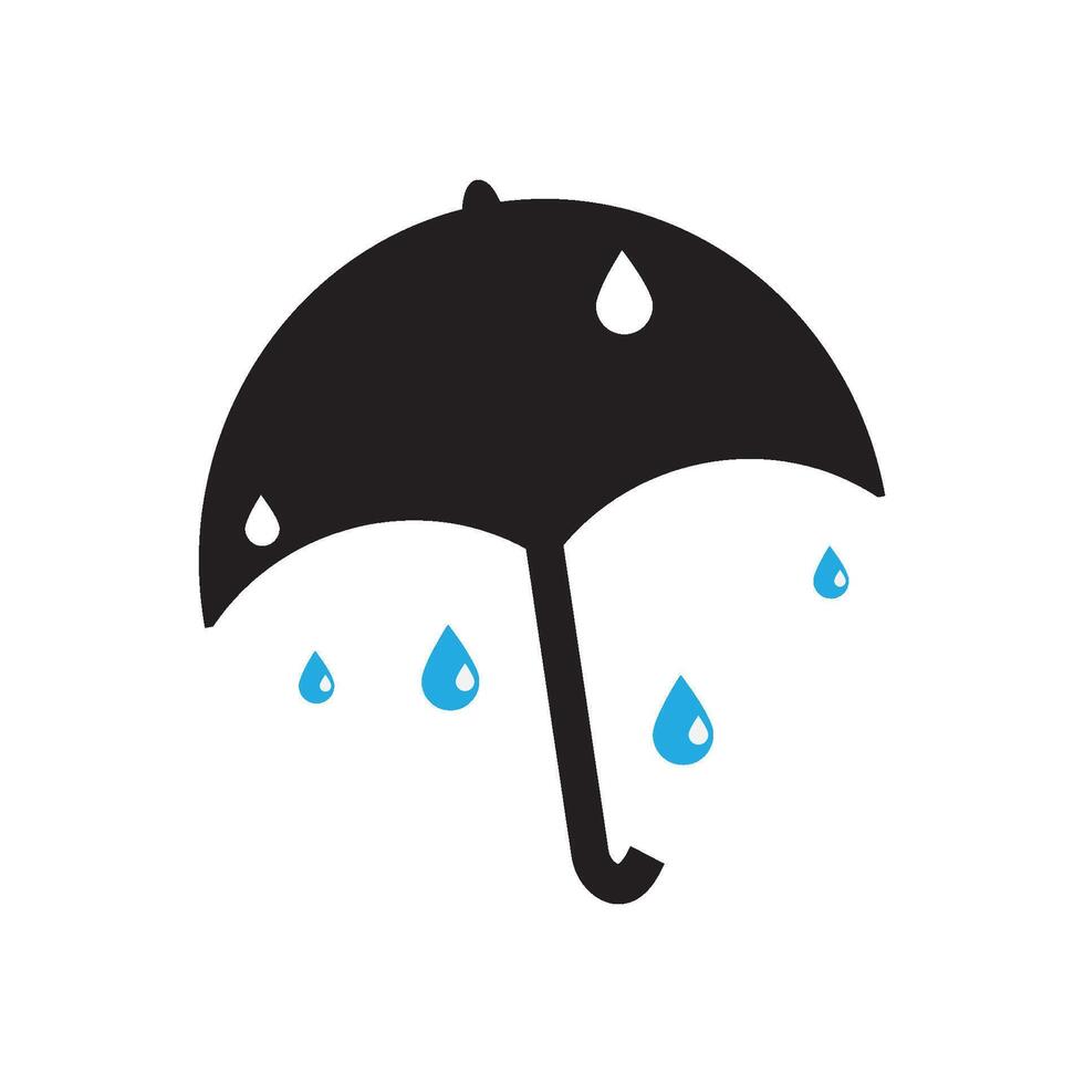 paraply logotyp vektor