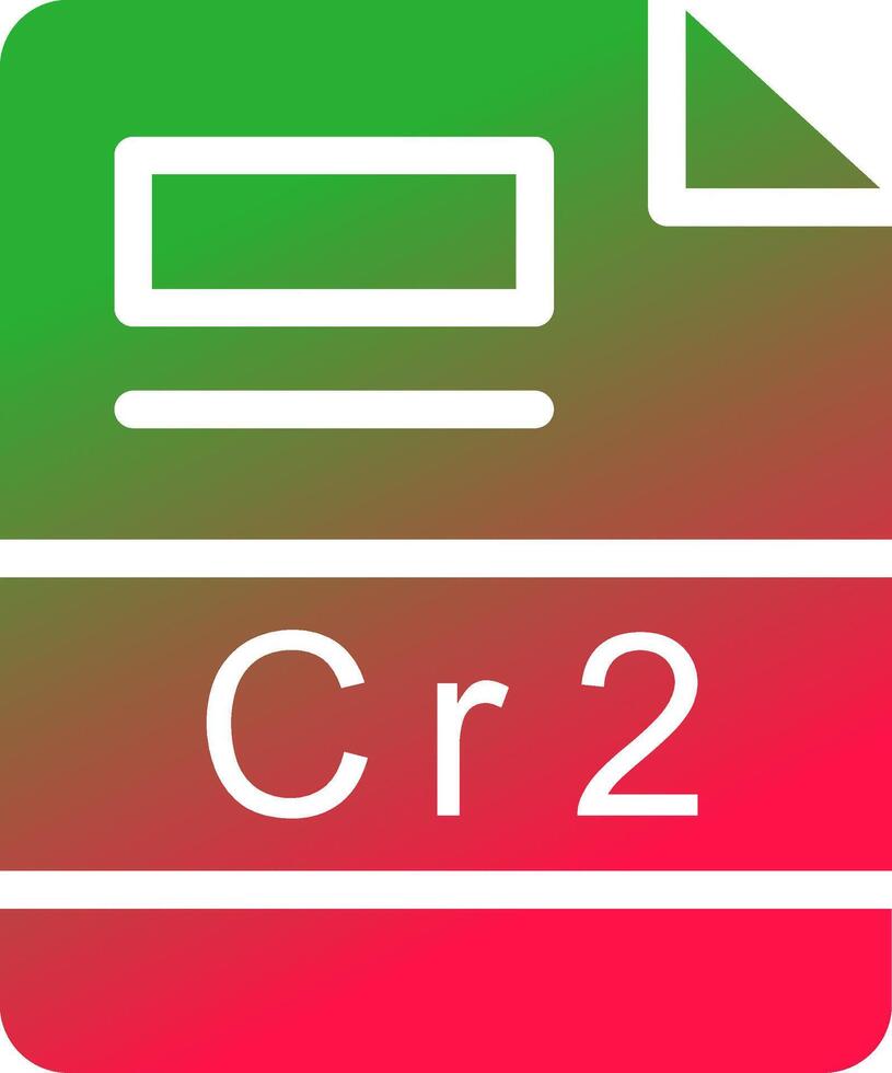 cr2 kreativ Symbol Design vektor