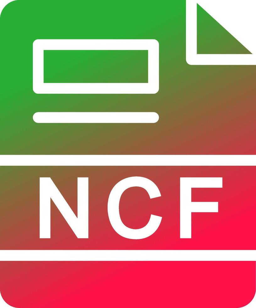 ncf kreativ Symbol Design vektor