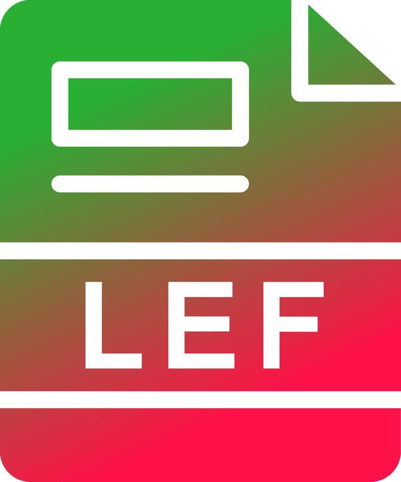 lef kreativ Symbol Design vektor