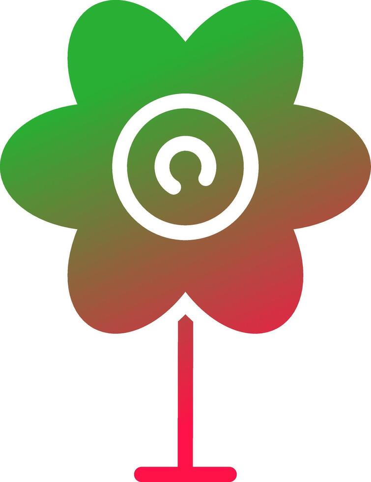 kreatives Icon-Design mit Blumen vektor