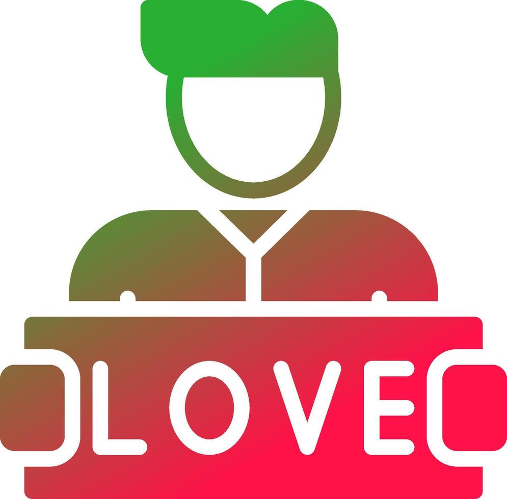 liebe kreatives Icon-Design vektor