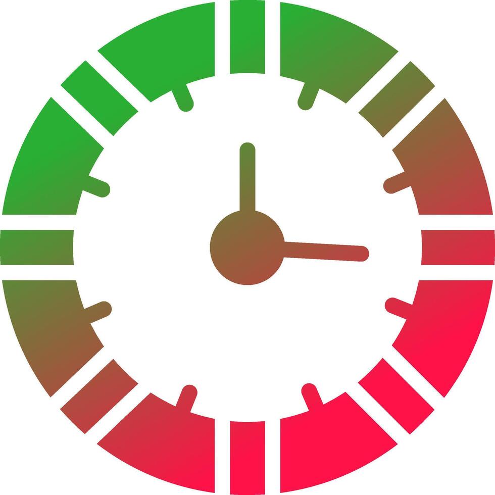 Uhr kreatives Icon-Design vektor