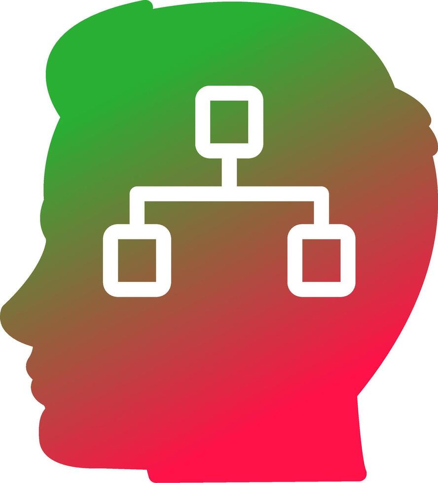 Entscheidung Baum kreativ Symbol Design vektor