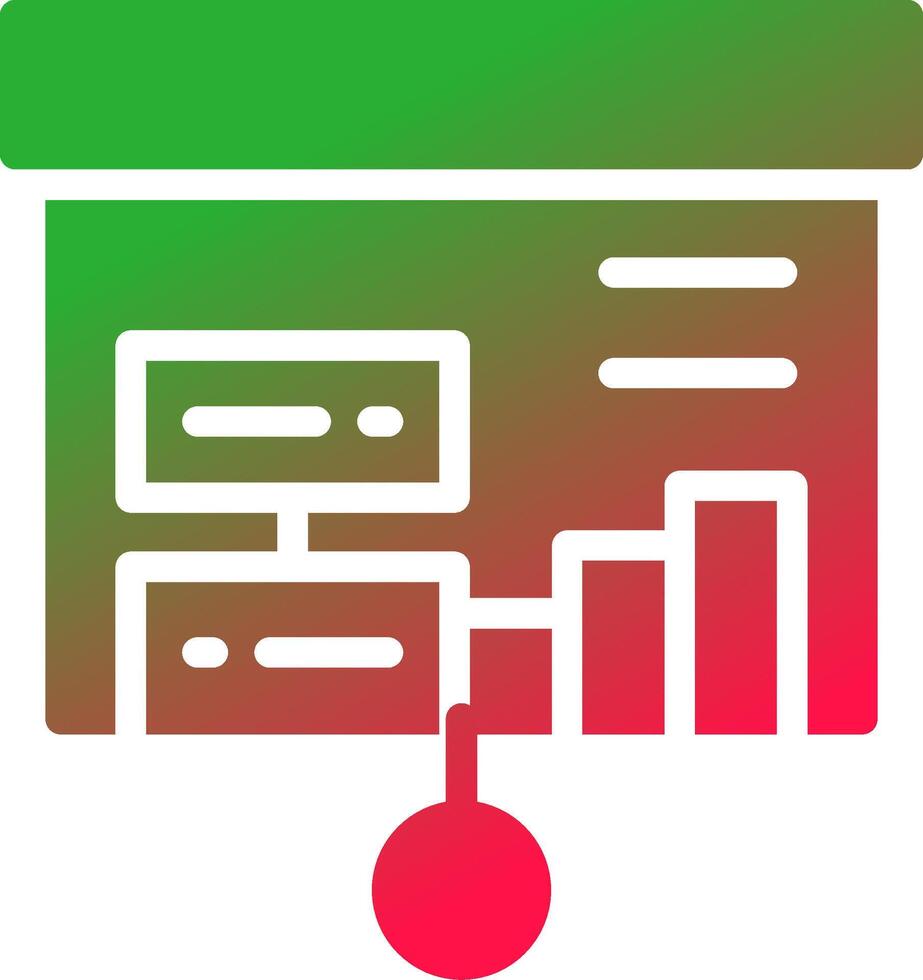 Daten Analyse kreativ Symbol Design vektor