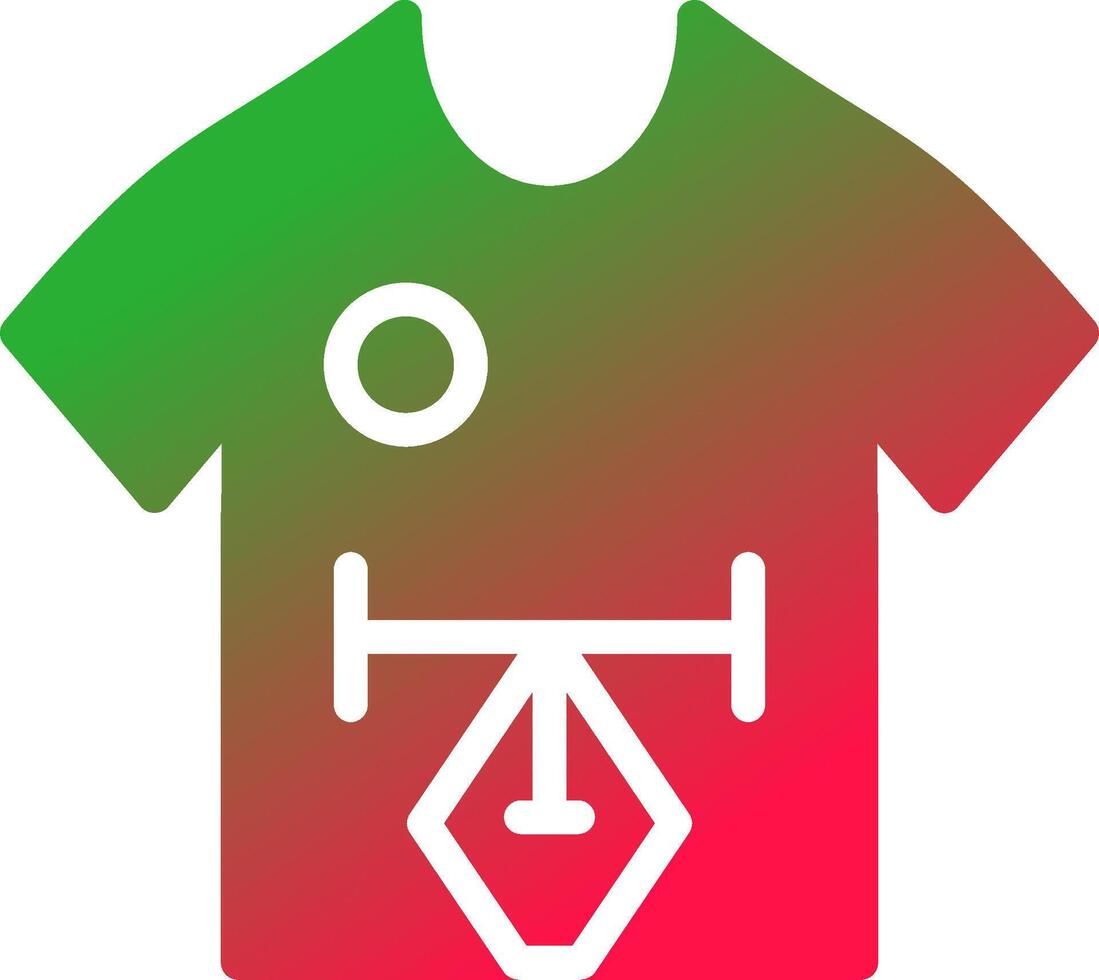 T-Shirt kreatives Icon-Design vektor