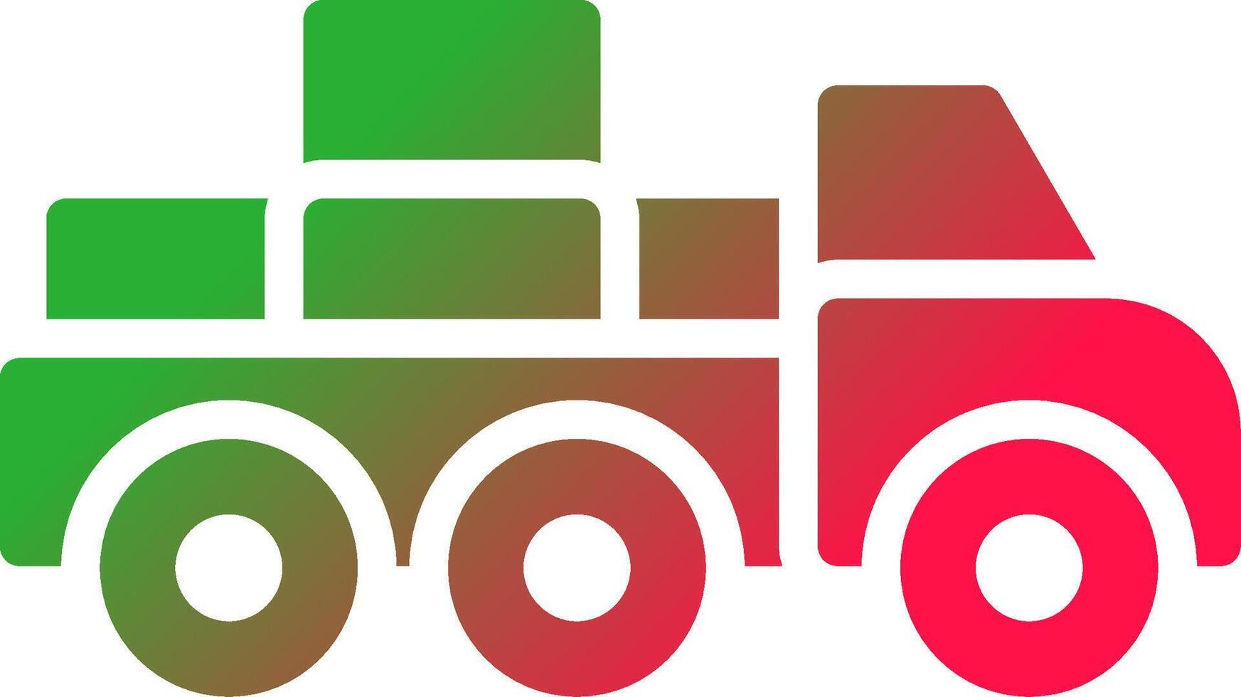 Mover Truck kreatives Icon-Design vektor