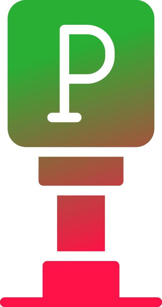 Parkschild kreatives Icon-Design vektor