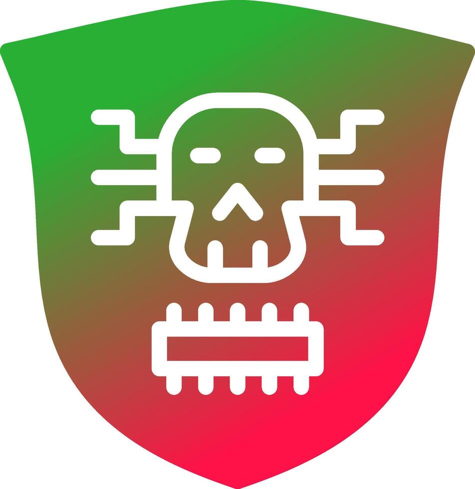 Kreatives Icon-Design für Malware vektor