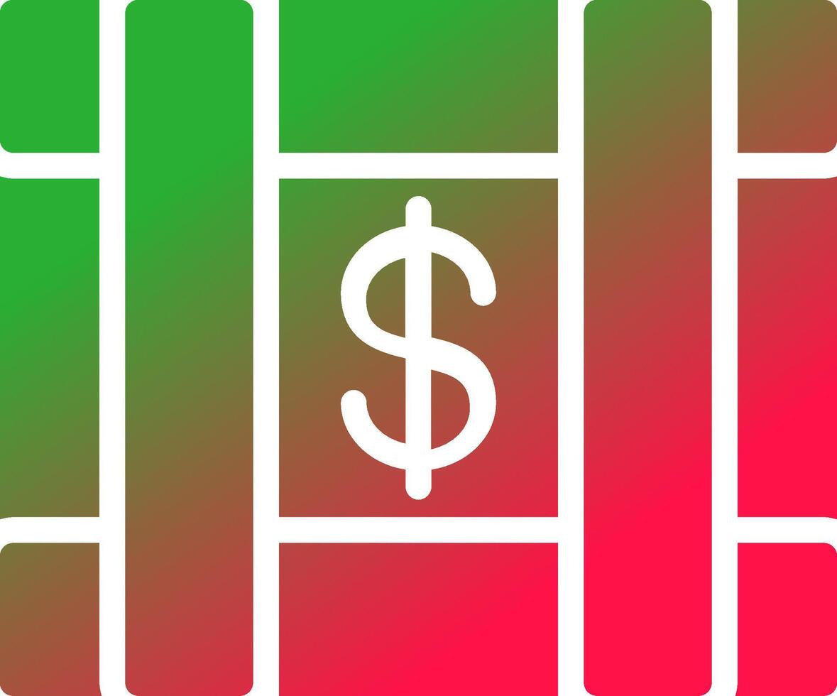 Geld kreatives Icon-Design vektor