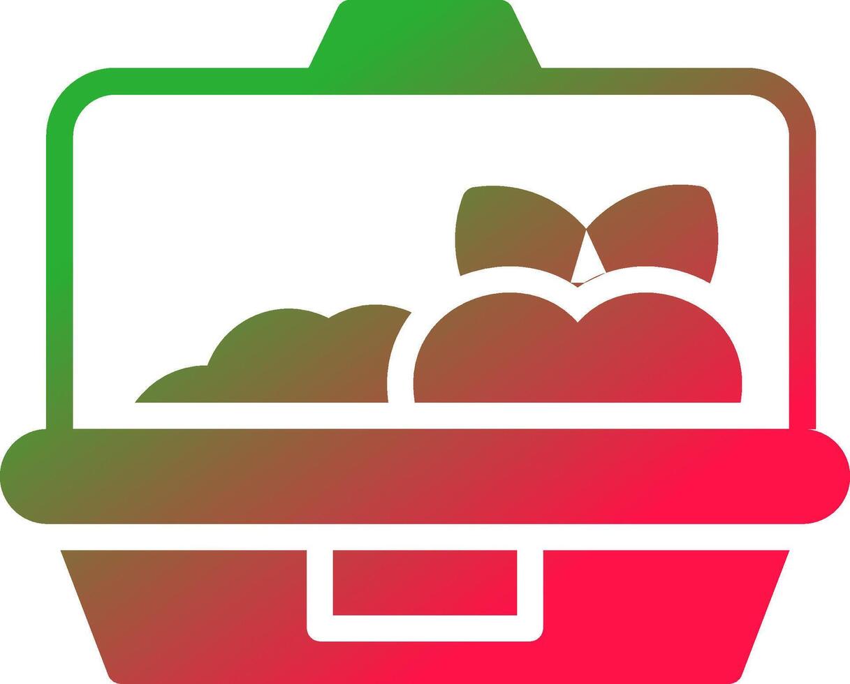 Lunchbox kreatives Icon-Design vektor