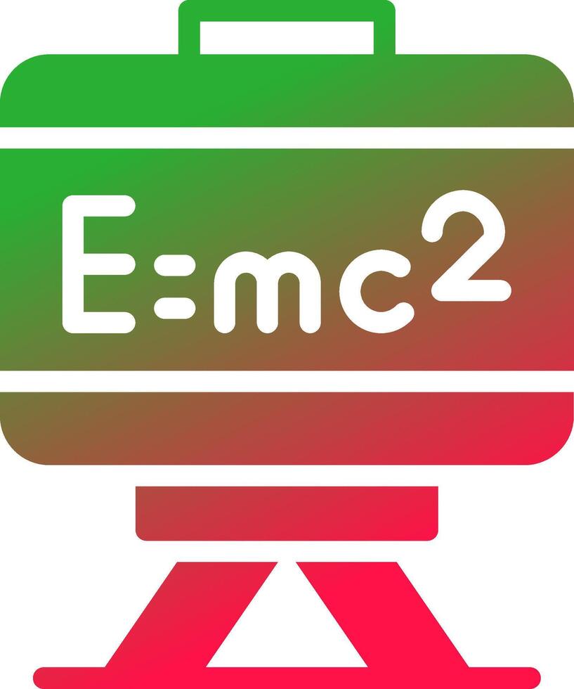 Relativitätstheorie kreatives Icon-Design vektor