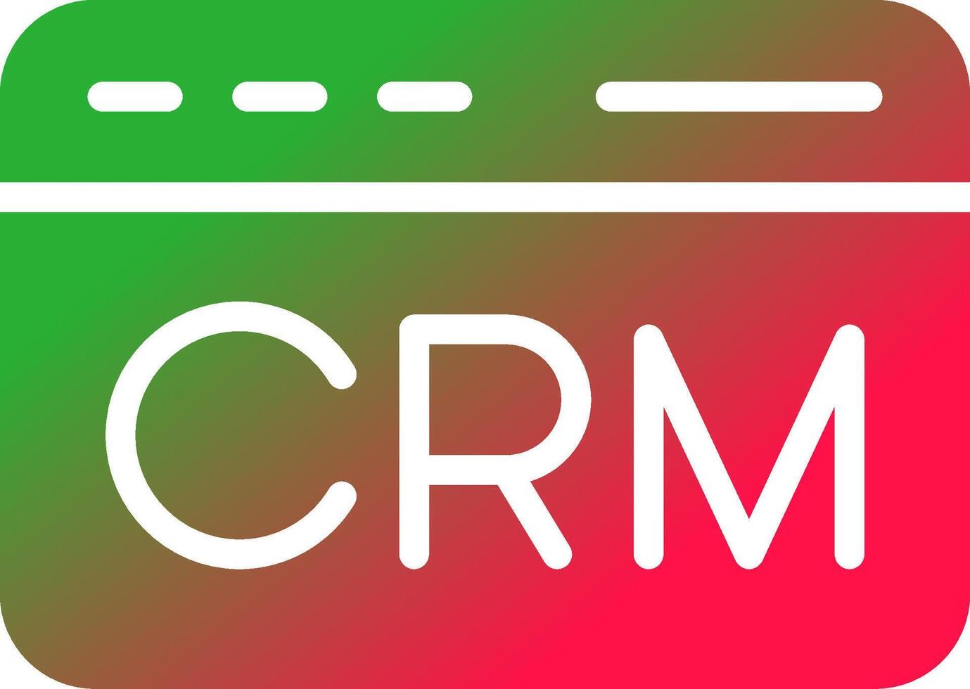 crm kreativ Symbol Design vektor