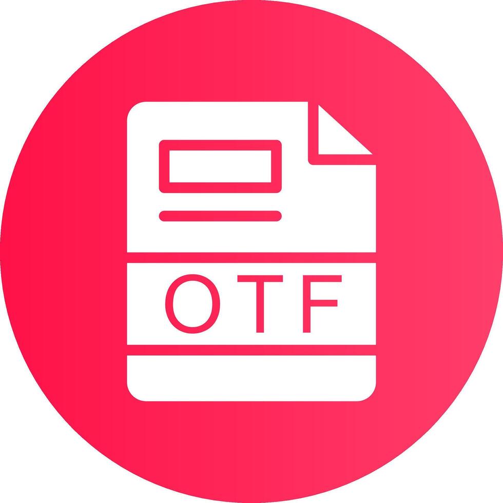 otf kreativ Symbol Design vektor