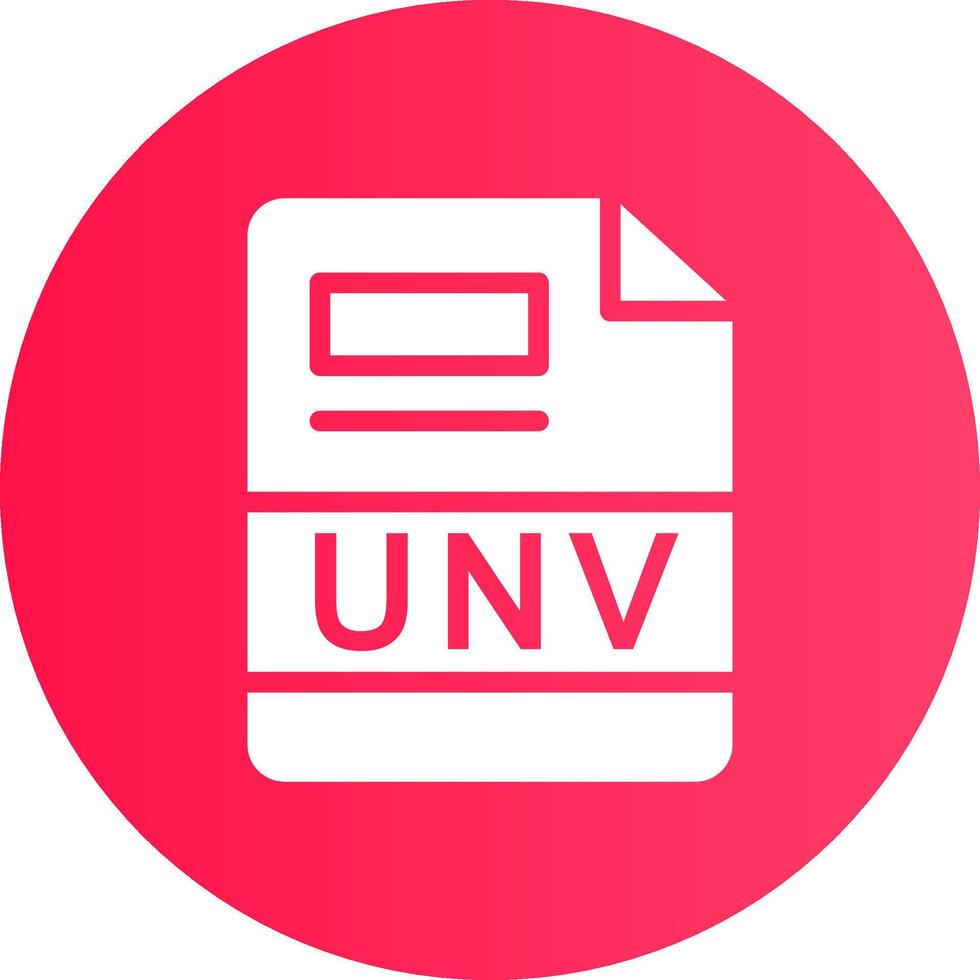 unv kreativ Symbol Design vektor