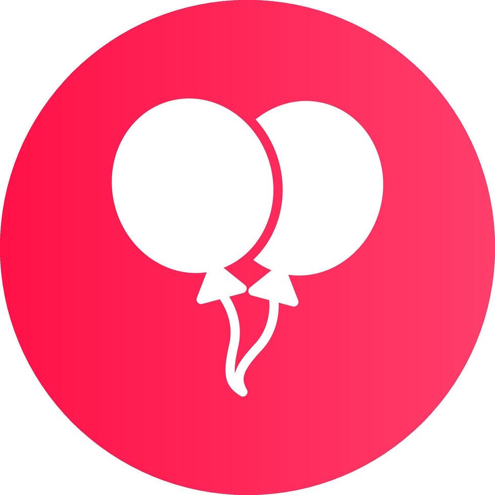 Ballon kreatives Icon-Design vektor