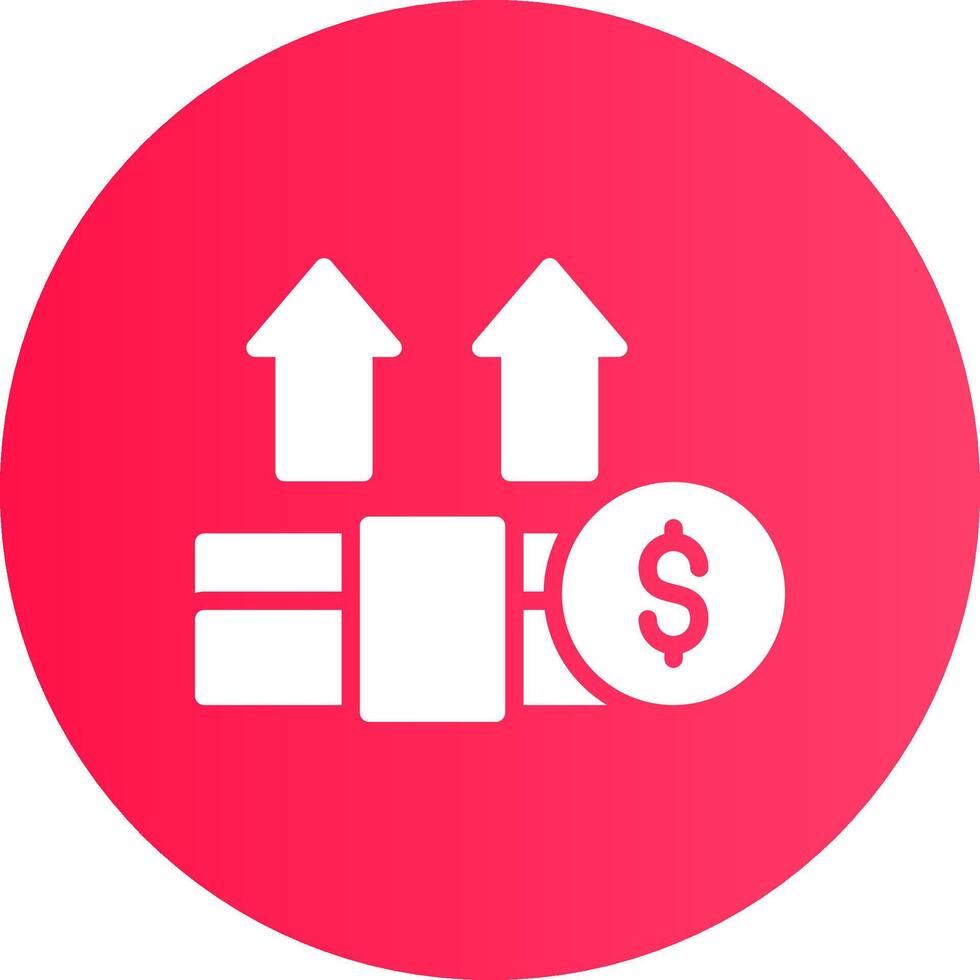 Geld kreatives Icon-Design vektor