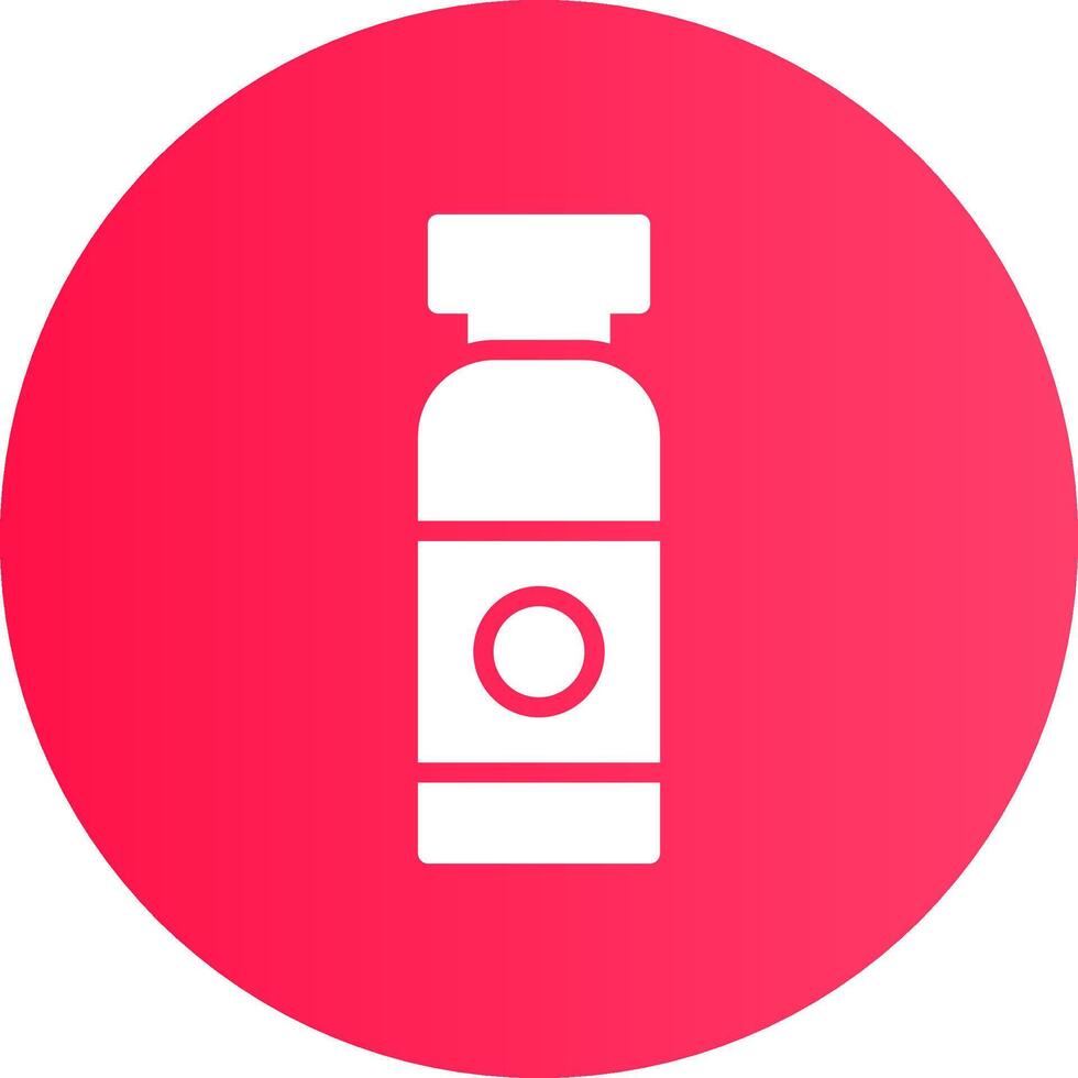 Wasserflasche kreatives Icon-Design vektor