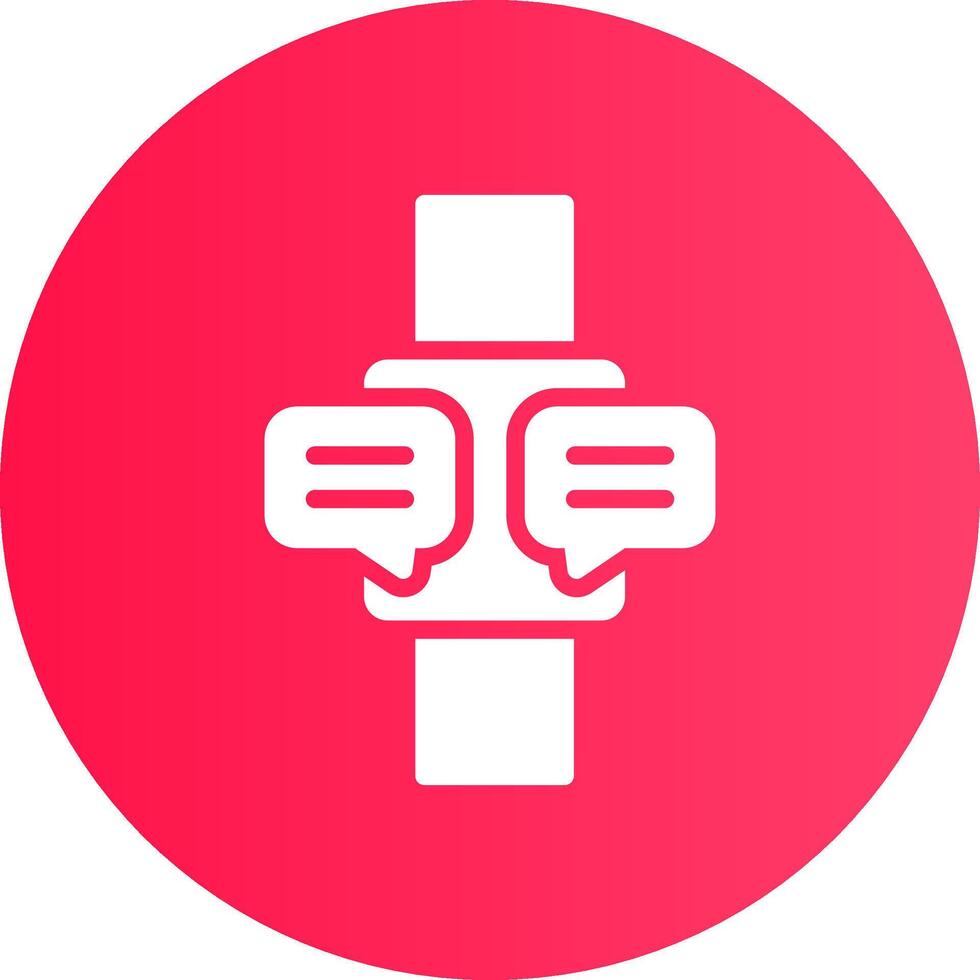 Smartwatch kreatives Icon-Design vektor